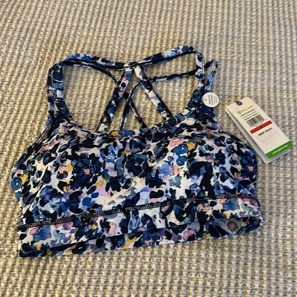 Gaiam NWT shiva bra Elsie print Size Small